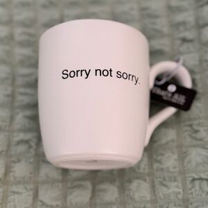 Sorry Not Sorry That's All Coffee Tea Ceramic Mug That's All Santa Barbara BNIB!